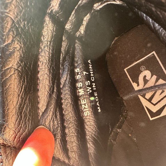 GORGEOUS VANS *Sample* Platform Shiny Pink Snakeskin Hi-Top Sneakers - Picture 6 of 6